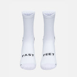KISSPADEL GRIP SOCKS - WHITE (5 PACK)