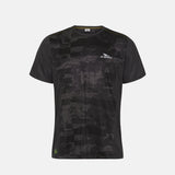 CORK PADEL PREMIUM TEE CAMO - BLACK