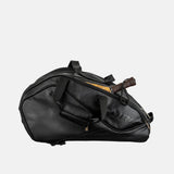 CORK PADEL LARGE PADEL BAG IN FAUX LEATHER - BLACK