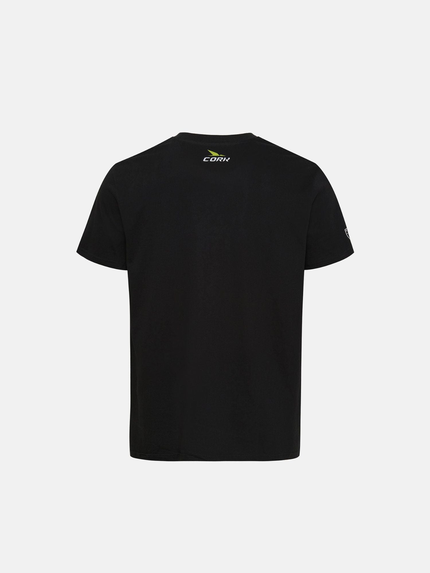 CORK PADEL TEAM TEE - BLACK